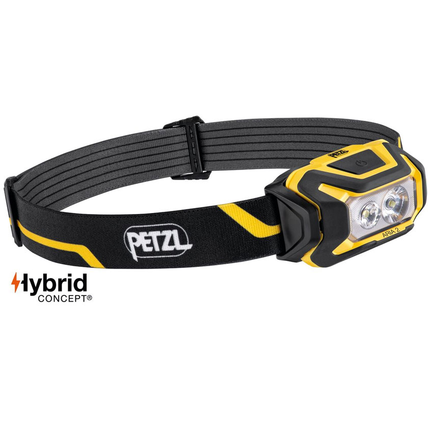 headlamp PETZL Aria 2 black/yellow